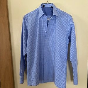 RAGAZZO blue/white check shirt/cotton/16R